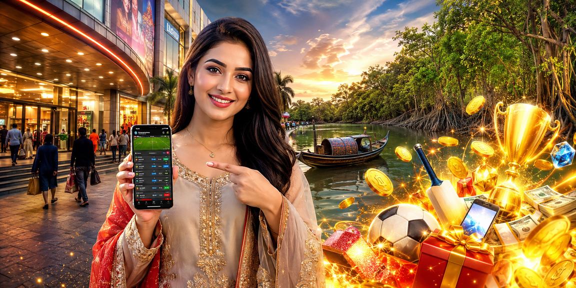 সুন্দরবন অঞ্চলে মোবাইলে স্পোর্টস বেটিং অ্যাপ ব্যবহার করছেন একজন বাংলাদেশি ব্যবহারকারী